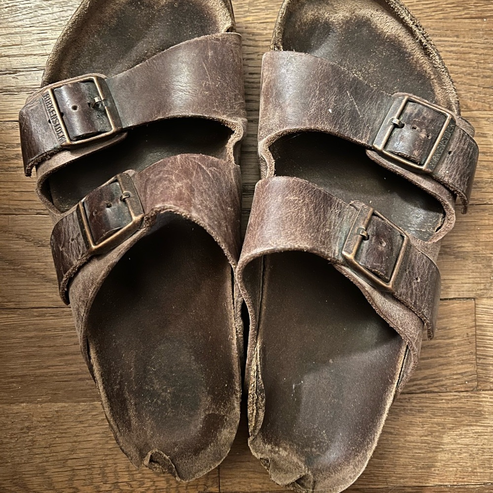 Birkenstock Brown Leather Sandals